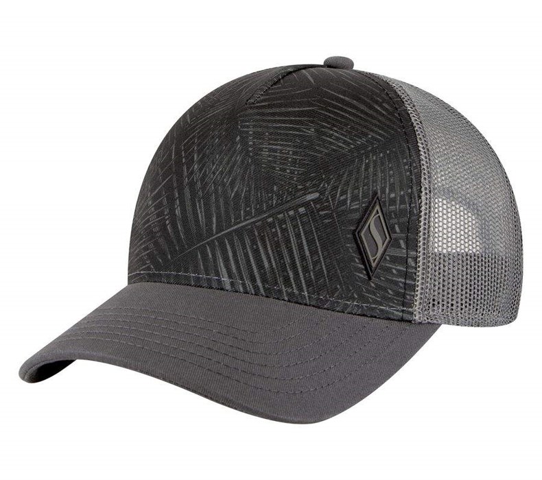 Pánské Klobouky Skechers Palm Diamond S Trucker Černé | JBXAOVL-81