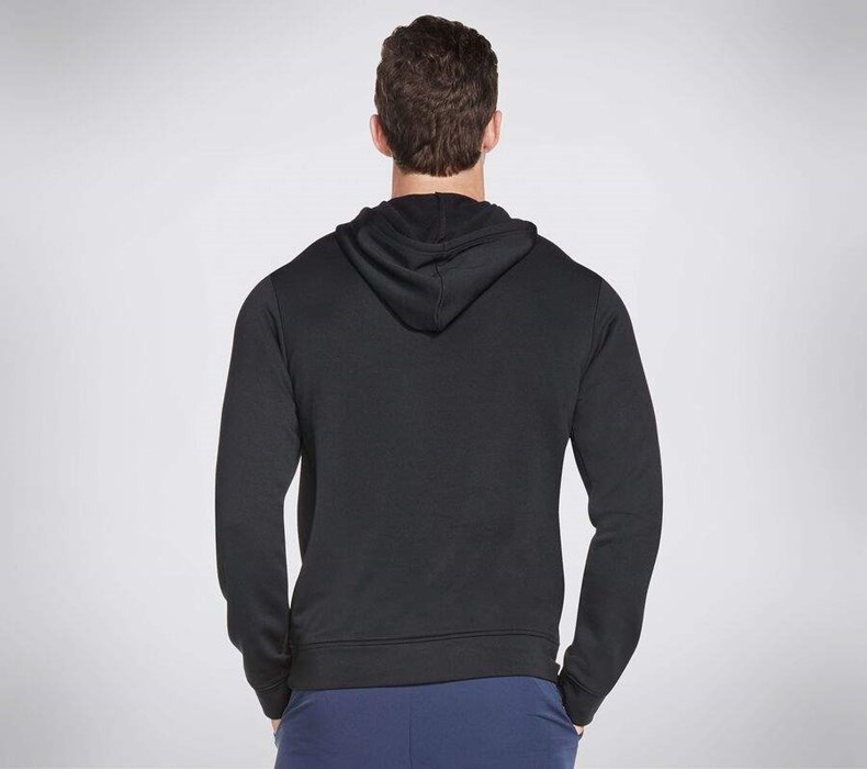 Pánské Mikiny S Kapucí Skechers Apparel SKECHTECH Pullover Hoodie Černé | JXRZHVA-52