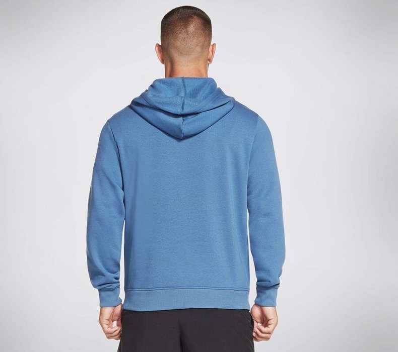 Pánské Mikiny S Kapucí Skechers Apparel Heritage Pullover Hoodie Blankyt | REMHQJK-92