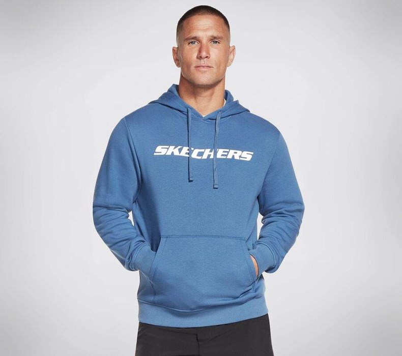 Pánské Mikiny S Kapucí Skechers Apparel Heritage Pullover Hoodie Blankyt | REMHQJK-92