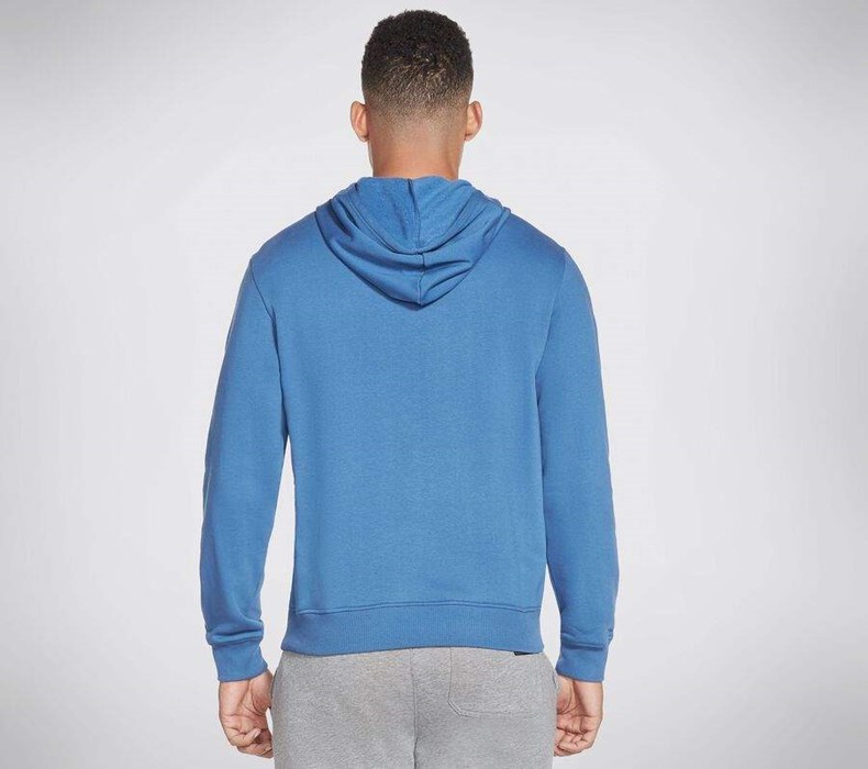 Pánské Mikiny S Kapucí Skechers Apparel Big Diamond Pullover Hoodie Blankyt | ZOTQIJC-19