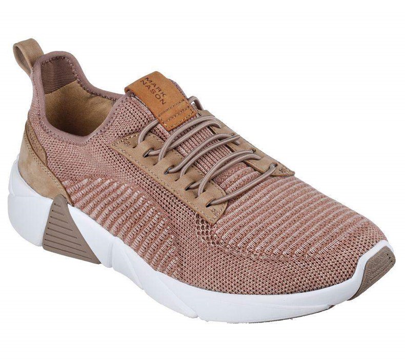 Pánské Mokasíny Skechers A-Line - Montara Hnědé | LWDNYAU-07