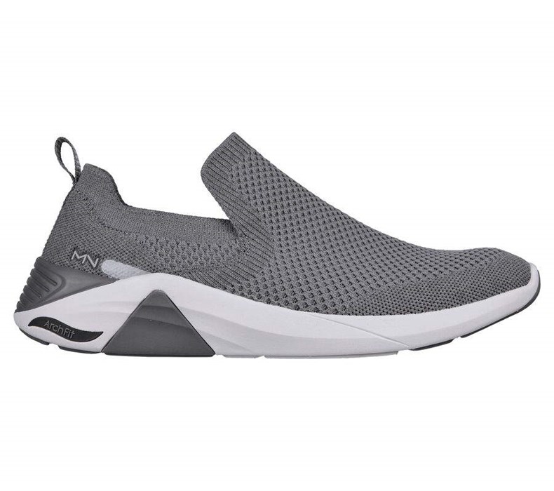 Pánské Mokasíny Skechers Arch Fit A-Linear - Rune Šedé | JUCAVXN-26