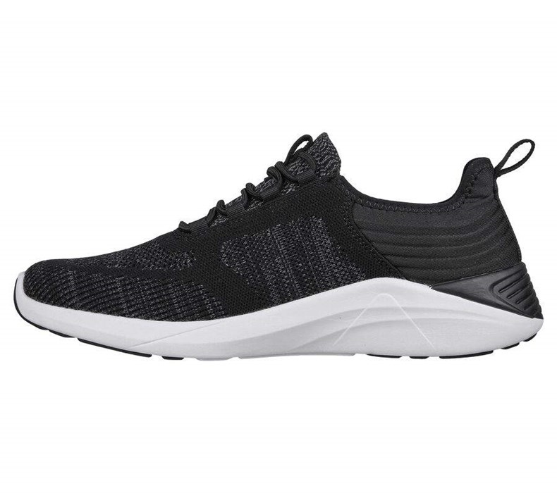 Pánské Mokasíny Skechers Arch Fit A-Linear - Burrows Černé Šedé | VUDMGJA-91