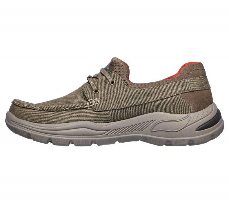 Pánské Mokasíny Skechers Arch Fit Motley - Oven Hnědé | FPVWSIA-08