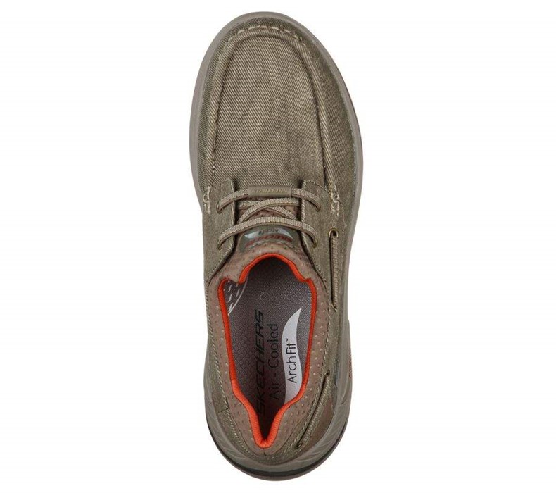 Pánské Mokasíny Skechers Arch Fit Motley - Oven Hnědé | FPVWSIA-08