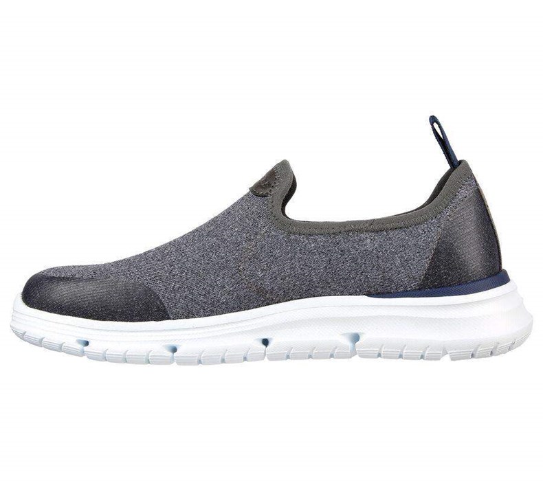 Pánské Mokasíny Skechers Arch Fit Vortell - Fabien Šedé | KJZUTWM-28