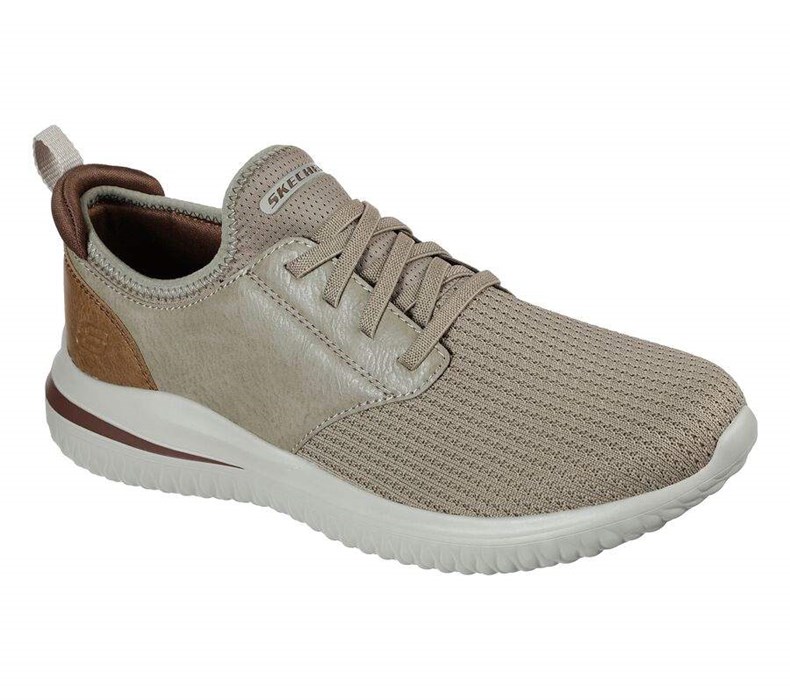 Pánské Mokasíny Skechers Delson 3.0 - Mooney Hnědé | RPLBFNK-52