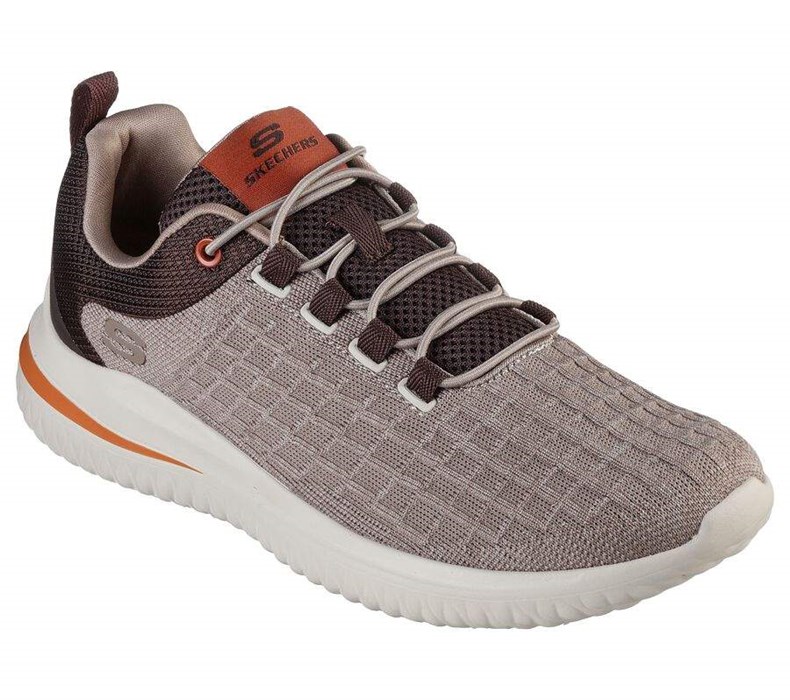 Pánské Mokasíny Skechers Delson 3.0 - Nemuro Hnědé | TNCBFHO-61