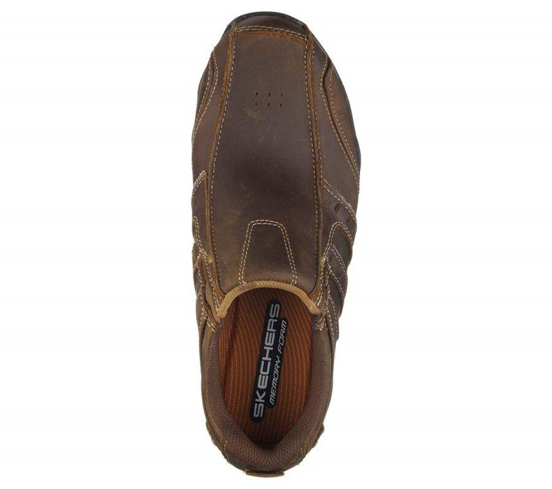 Pánské Mokasíny Skechers Diameter Hnědé | MVNFOZP-08