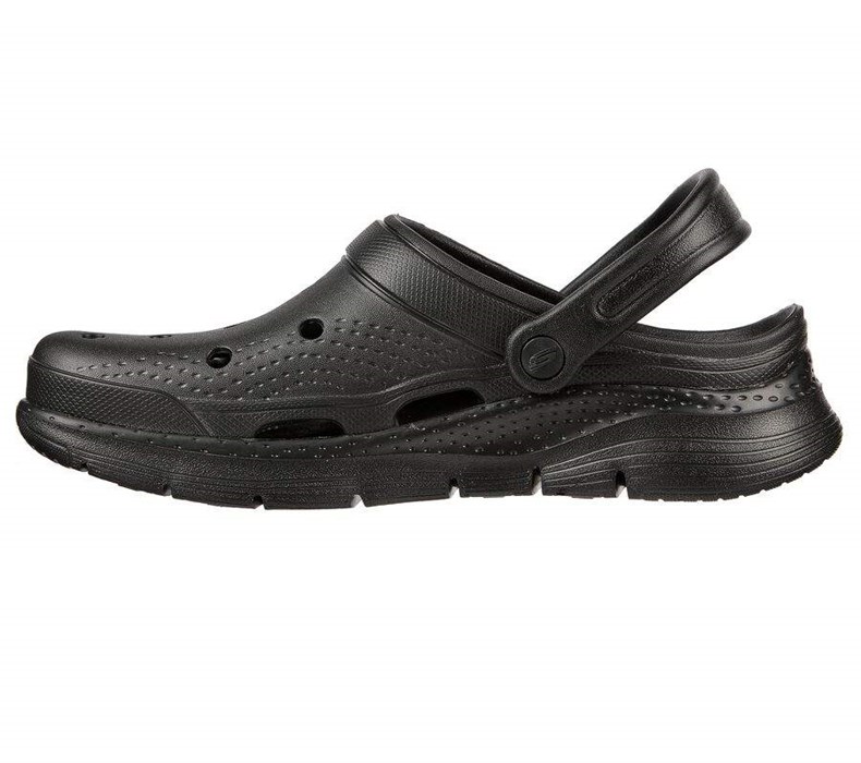 Pánské Mokasíny Skechers Foamies: Arch Fit - Valiant Černé | GACPHVO-25