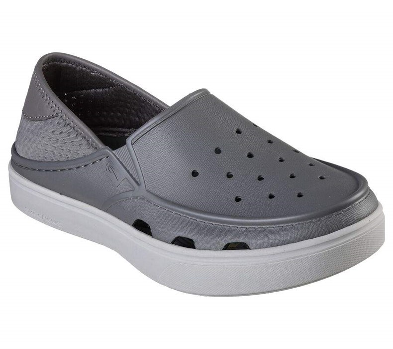 Pánské Mokasíny Skechers Foamies: Vista - Crossroads Šedé | CWJHINB-67