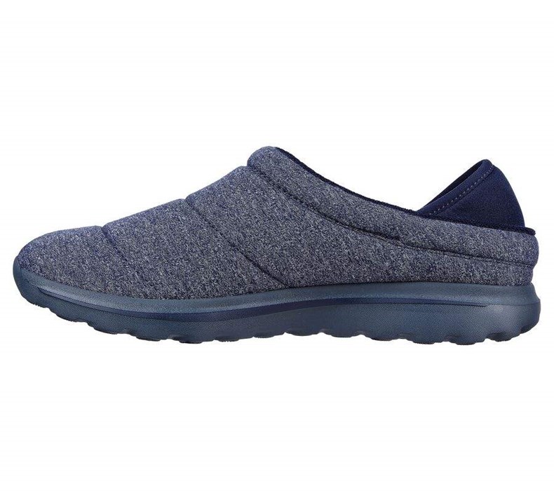 Pánské Mokasíny Skechers GO WALK Lounge - Overcast Tmavě Blankyt | LRZCKTF-56