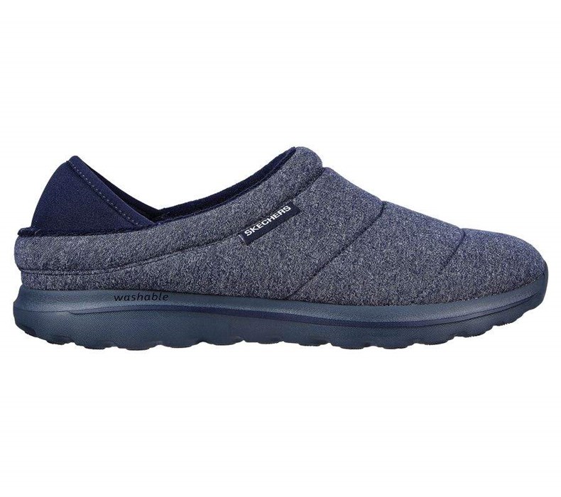 Pánské Mokasíny Skechers GO WALK Lounge - Overcast Tmavě Blankyt | LRZCKTF-56