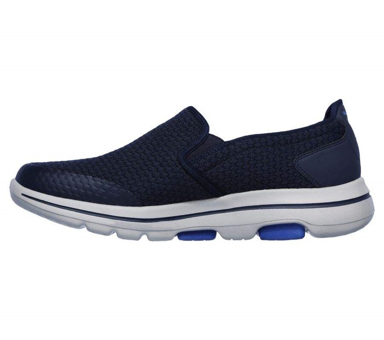 Pánské Mokasíny Skechers GOwalk 5 - Apprize Tmavě Blankyt | JLAHZMS-18