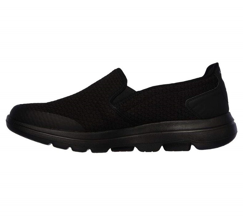 Pánské Mokasíny Skechers GOwalk 5 - Apprize Černé | MWJKLTB-76