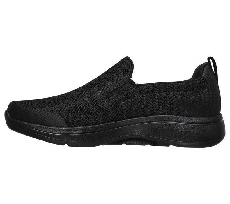 Pánské Mokasíny Skechers GOwalk Arch Fit - Togpath Černé | DOAKGBV-93