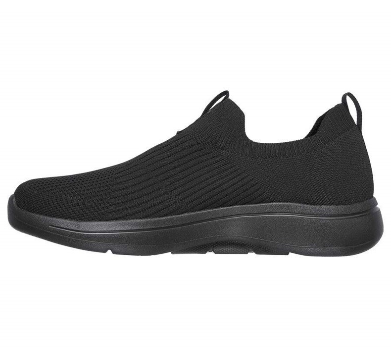 Pánské Mokasíny Skechers GOwalk Arch Fit - Iconic Černé | PHNFUTE-65