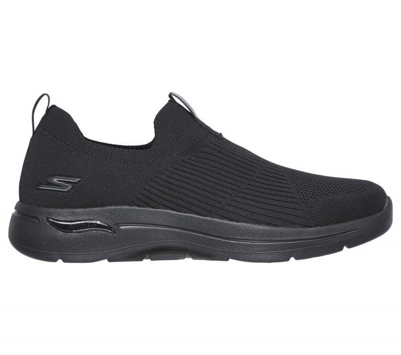 Pánské Mokasíny Skechers GOwalk Arch Fit - Iconic Černé | PHNFUTE-65