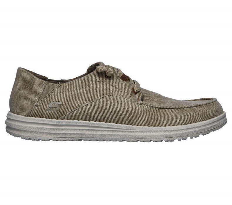 Pánské Mokasíny Skechers Melson - Volgo Hnědé | SWVBZTU-29