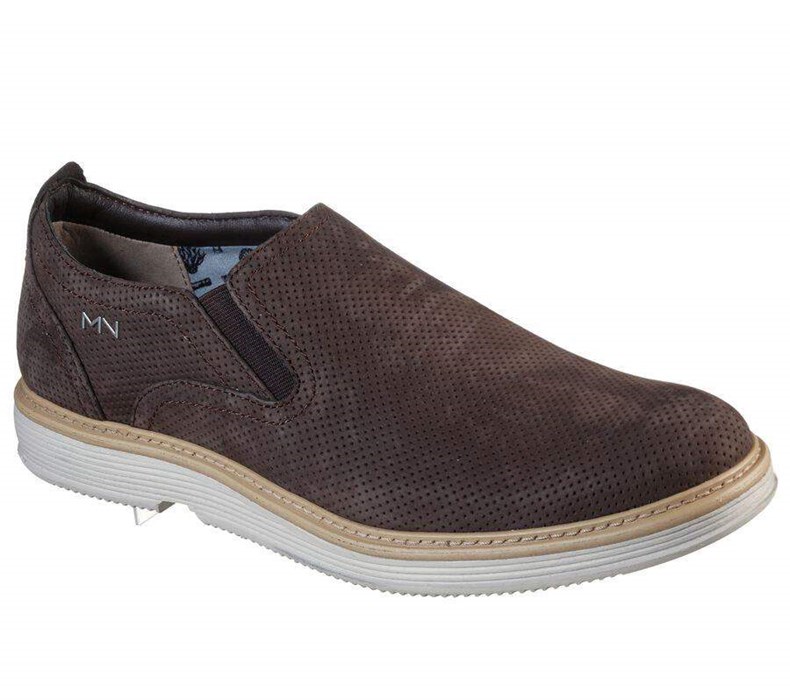 Pánské Mokasíny Skechers Parallux - Torres Hnědé | GUWDCEH-06