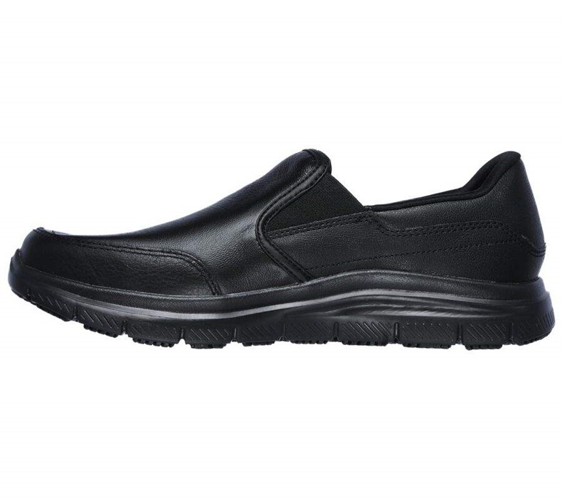 Pánské Mokasíny Skechers Pracovní Relaxed Fit: Flex Advantage SR - Bronwood Černé | NJPRAEM-54