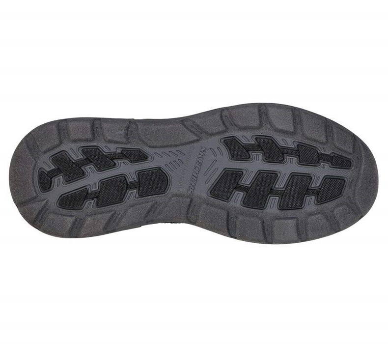 Pánské Mokasíny Skechers Relaxed Fit: Arch Fit Motley - Gonvick Černé | BUEKJTQ-25