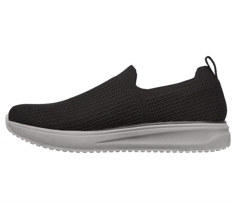 Pánské Mokasíny Skechers Relaxed Fit: Crowder - Armel Černé | WXQZHED-82