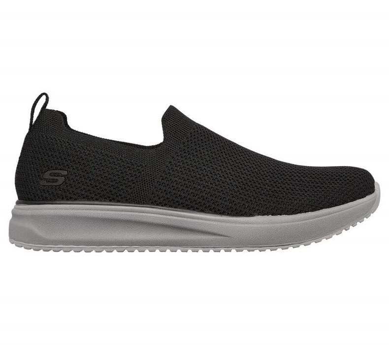 Pánské Mokasíny Skechers Relaxed Fit: Crowder - Armel Černé | WXQZHED-82