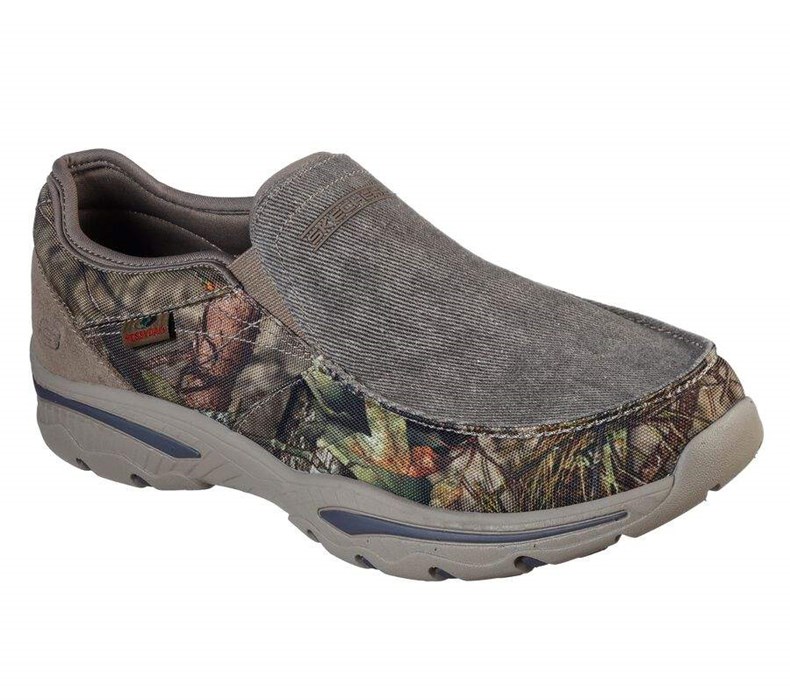 Pánské Mokasíny Skechers Relaxed Fit: Creston - Moseco Hnědé | ZVMXNJS-67