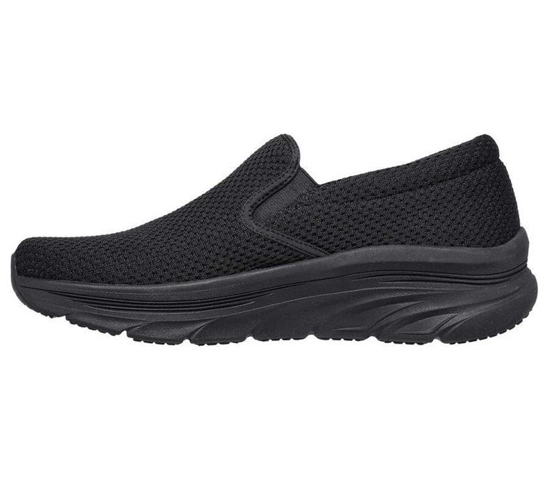 Pánské Mokasíny Skechers Relaxed Fit: D'Lux Walker - Murlino Černé | UWTZIJH-01