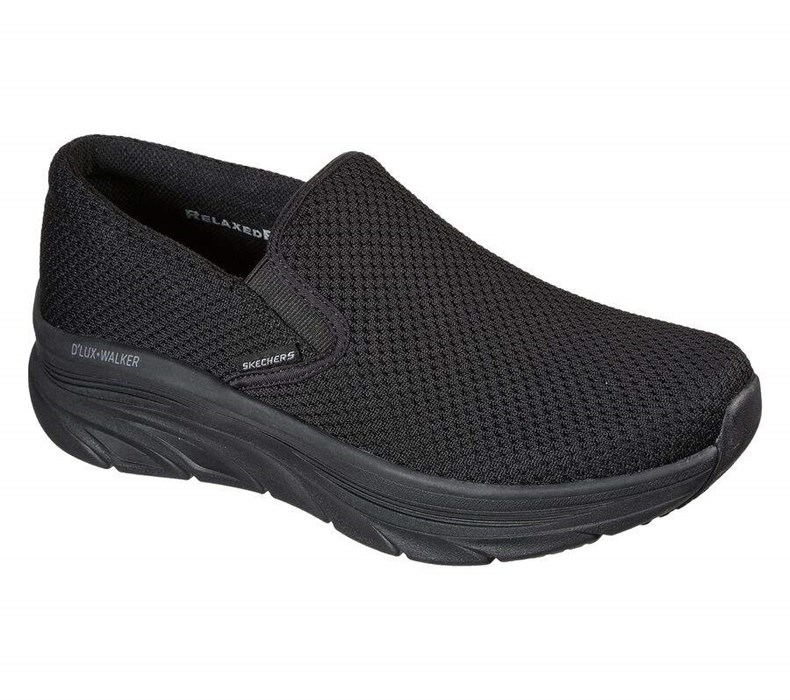 Pánské Mokasíny Skechers Relaxed Fit: D\'Lux Walker - Murlino Černé | UWTZIJH-01