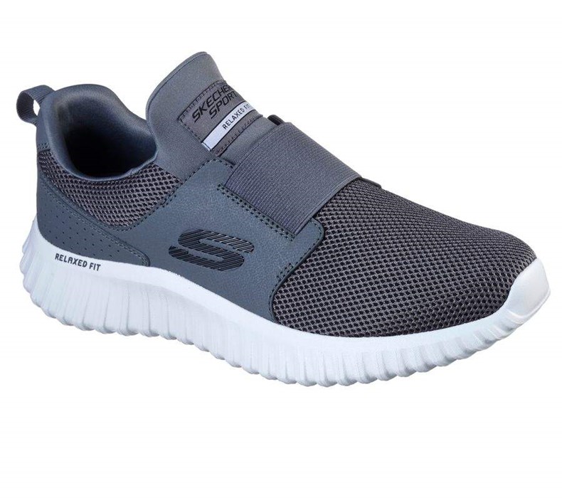 Pánské Mokasíny Skechers Relaxed Fit: Depth Charge 2.0 Šedé | RNSCVPH-61