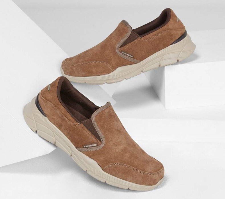 Pánské Mokasíny Skechers Relaxed Fit: Equalizer 4.0 - Myrko Hnědé | JCZVDIF-23