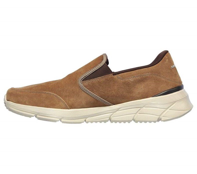 Pánské Mokasíny Skechers Relaxed Fit: Equalizer 4.0 - Myrko Hnědé | JCZVDIF-23