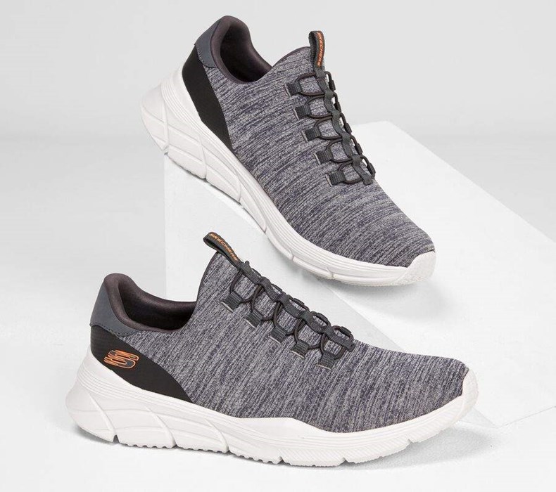 Pánské Mokasíny Skechers Relaxed Fit: Equalizer 4.0 - Voltis Šedé | QCEGVAW-83