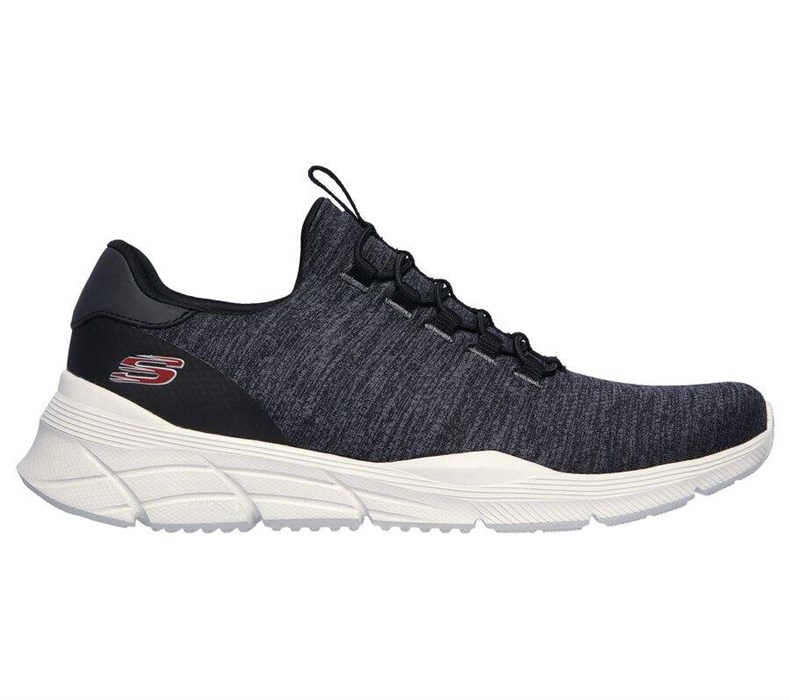 Pánské Mokasíny Skechers Relaxed Fit: Equalizer 4.0 - Voltis Černé Šedé | VFNOBWP-56