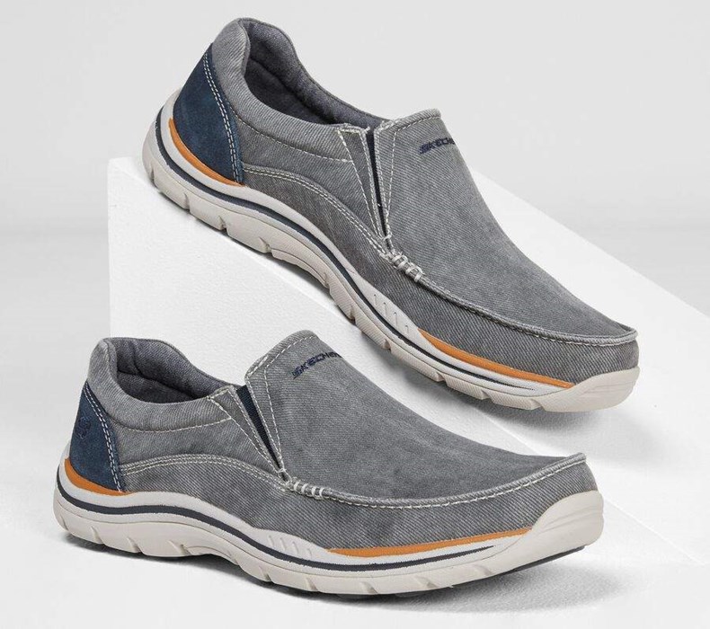 Pánské Mokasíny Skechers Relaxed Fit: Expected - Avillo Blankyt | BUJOSNZ-86