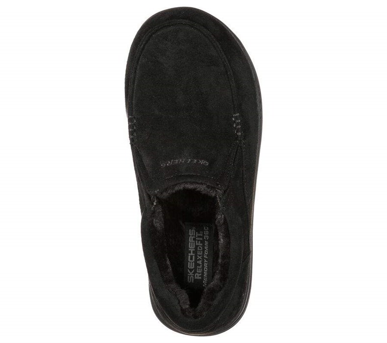 Pánské Mokasíny Skechers Relaxed Fit: Expected X - Larmen Černé | DGOMKCB-60