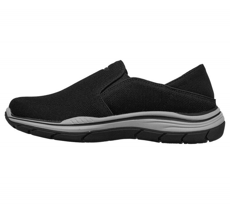 Pánské Mokasíny Skechers Relaxed Fit: Expected 2.0 - Demar Černé | NDMAFVZ-14