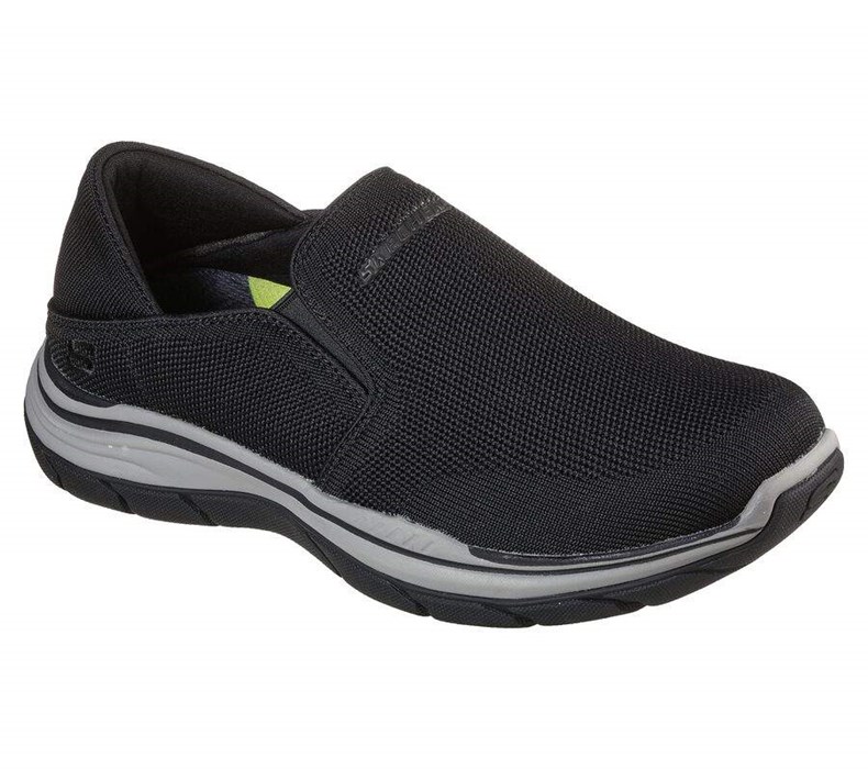 Pánské Mokasíny Skechers Relaxed Fit: Expected 2.0 - Demar Černé | NDMAFVZ-14