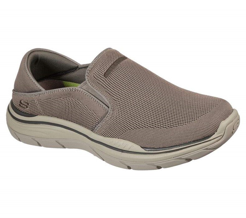 Pánské Mokasíny Skechers Relaxed Fit: Expected 2.0 - Demar Hnědé | NMIODUL-61