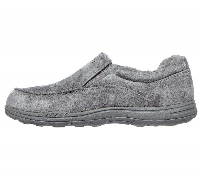 Pánské Mokasíny Skechers Relaxed Fit: Expected X - Larmen Šedé | WOQXNHP-04