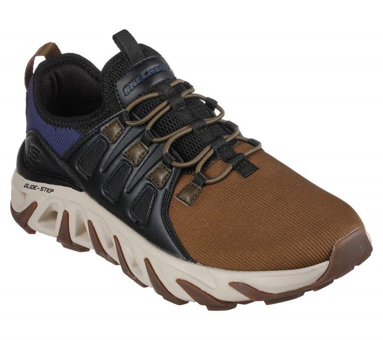 Pánské Mokasíny Skechers Relaxed Fit: Flex Conway - Osley Černé Olivy Zelené | XJOZVWR-61