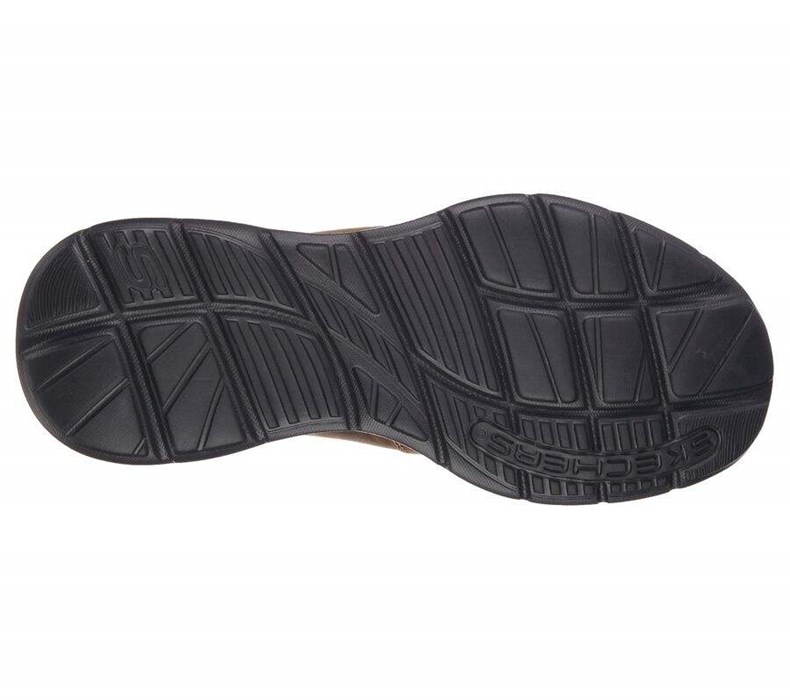 Pánské Mokasíny Skechers Relaxed Fit: Glides - Docklands Hnědé | STBACYM-53