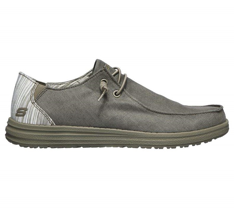 Pánské Mokasíny Skechers Relaxed Fit: Melson - Aveso Hnědé | HCWVAUS-47