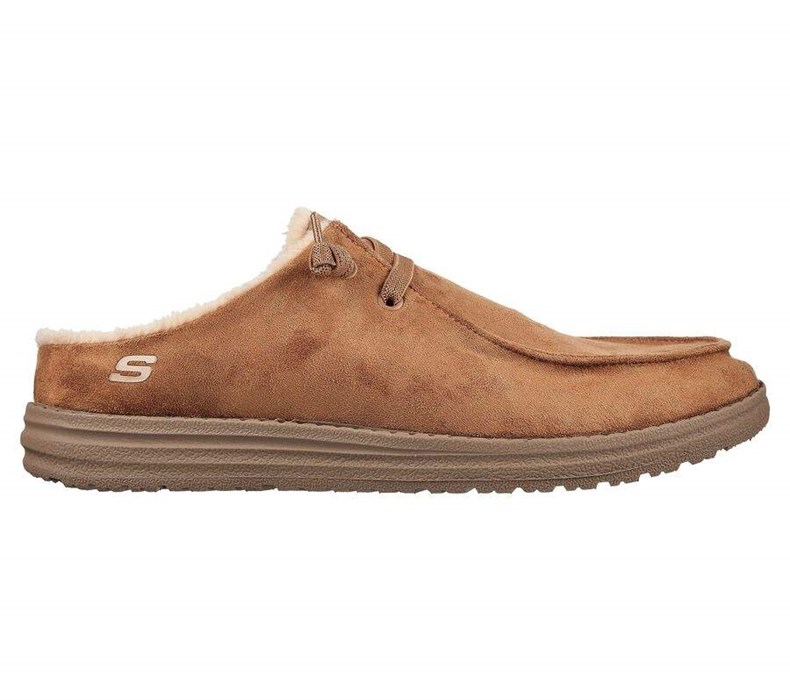 Pánské Mokasíny Skechers Relaxed Fit: Melson - Mozley Hnědé | KVDLUBR-25