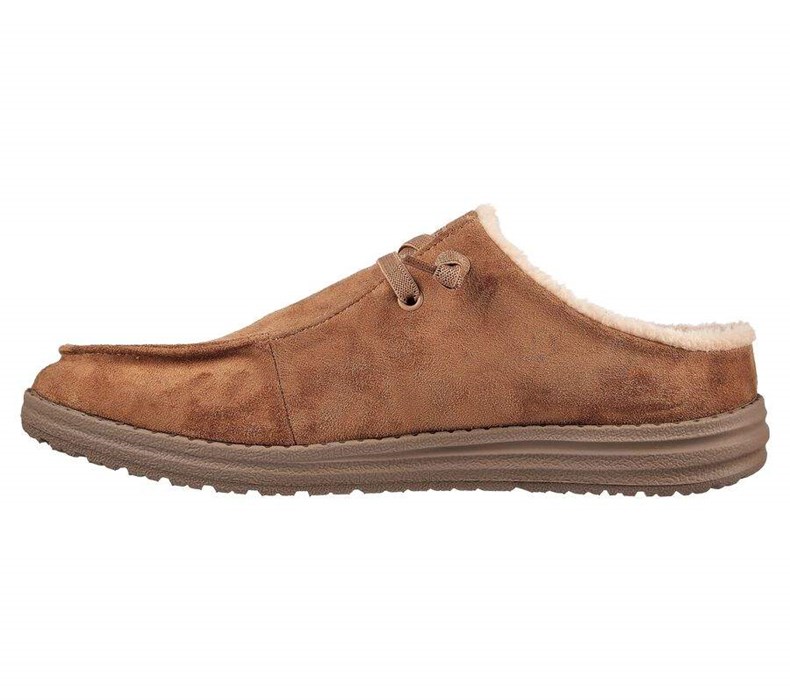 Pánské Mokasíny Skechers Relaxed Fit: Melson - Mozley Hnědé | KVDLUBR-25