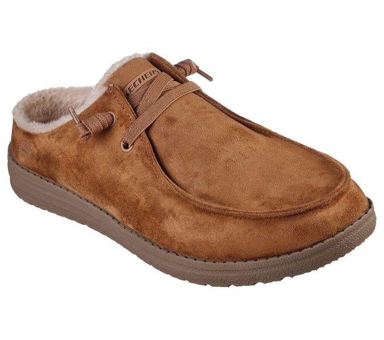 Pánské Mokasíny Skechers Relaxed Fit: Melson - Mozley Hnědé | KVDLUBR-25