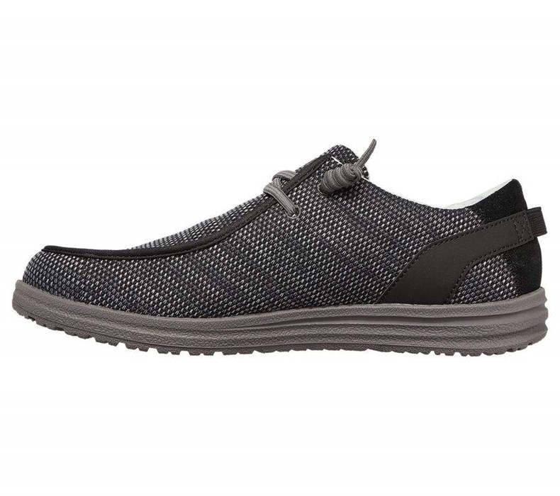 Pánské Mokasíny Skechers Relaxed Fit: Melson - Radlett Černé | LISVQAY-98